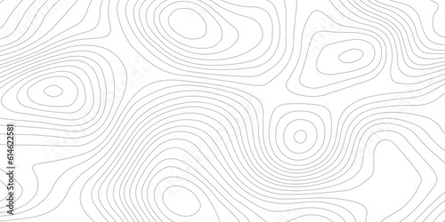 Abstract wave curved lines topographic contours map background. Abstract geographic wavy and curve grid lines map background