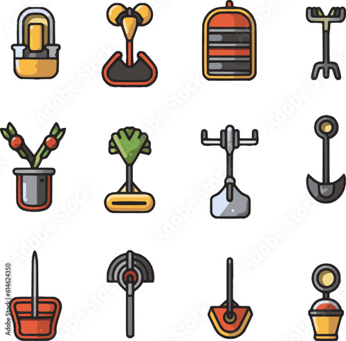 website icons for gardening and landscape business
