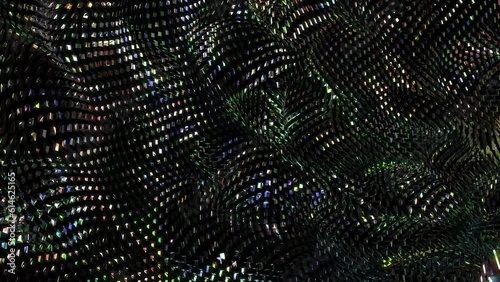 Abstract animation multicolor pattern 4K