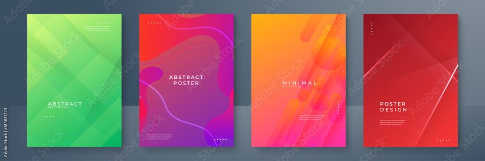 Abstract minimal colorful colourful background with geometric creative and minimal gradient concepts, for posters, banners, landing page concept image