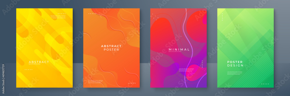 Fototapeta premium Abstract minimal colorful colourful background with geometric creative and minimal gradient concepts, for posters, banners, landing page concept image
