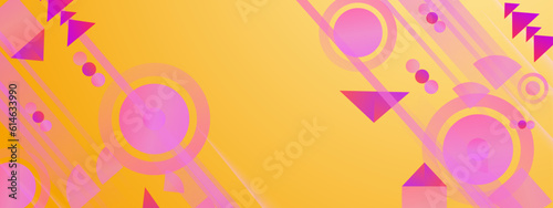 Vector colorful colourful banner abstract geometric background
