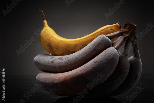 Принти на полотні Solitary ripe banana and several bad ones