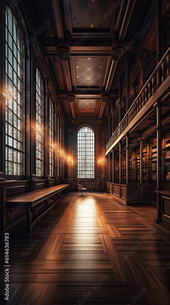 Elegant and Breathtaking Empty Library Rooms