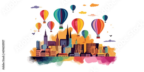 Bristol Skyline Vector Illustration photo