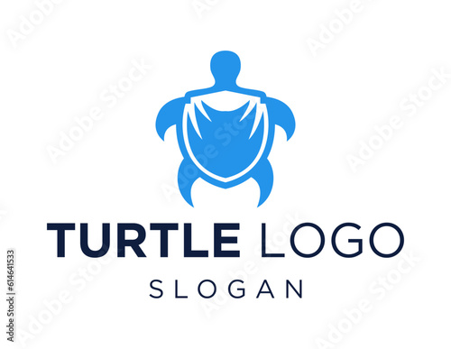 Logo design about Turtle on a white background. made using the CorelDraw application.