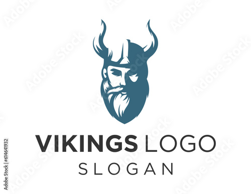 Logo design about Vikings on a white background. made using the CorelDraw application.
