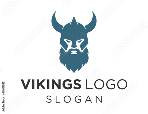 Logo design about Vikings on a white background. made using the CorelDraw application.