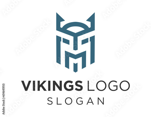 Logo design about Vikings on a white background. made using the CorelDraw application.