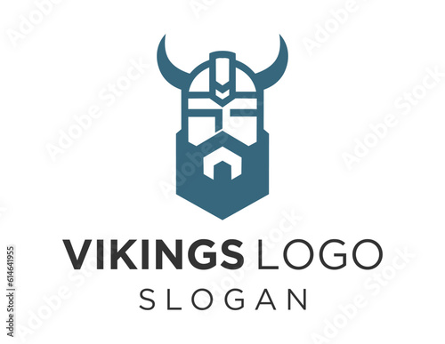 Logo design about Vikings on a white background. made using the CorelDraw application.
