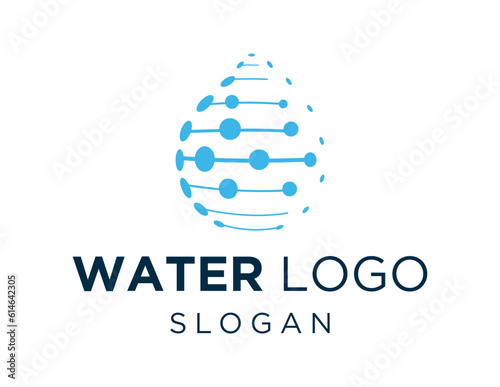 Logo design about Water on a white background. made using the CorelDraw application.
