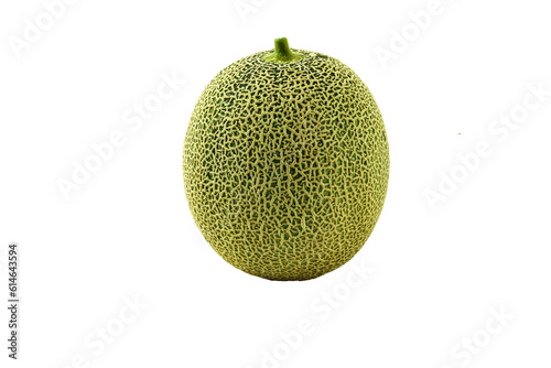 Sweet Green melons isolated on png background
