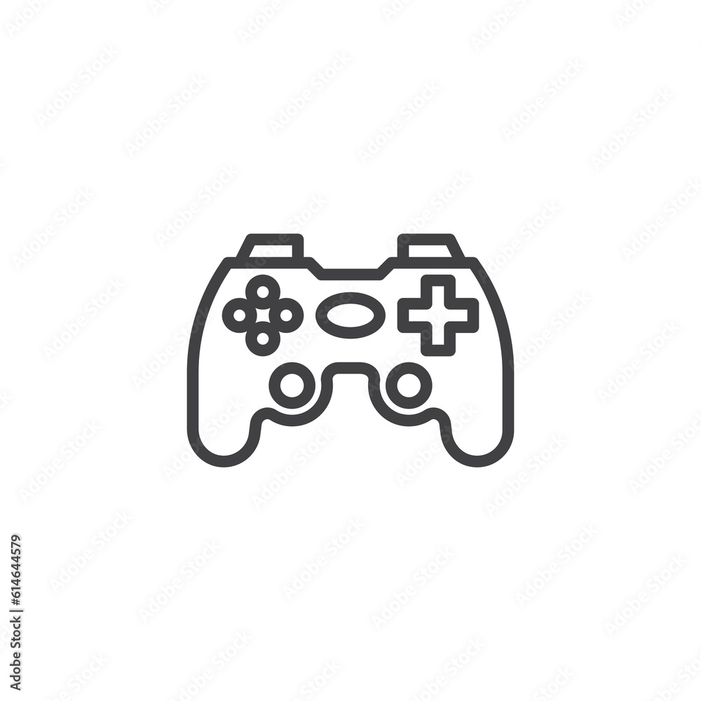 Gamepad line icon