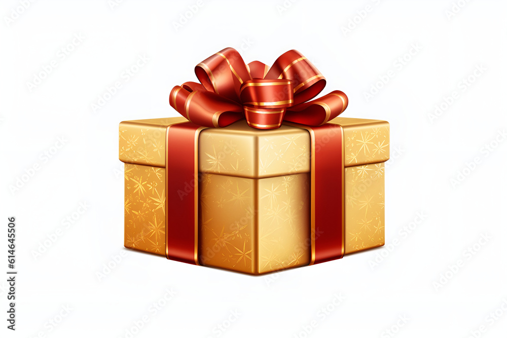 Obraz premium Gift Box Tied with a Decorative Bow