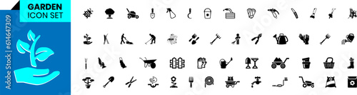 GARDEN EDITABLE VECTOR ICON SET