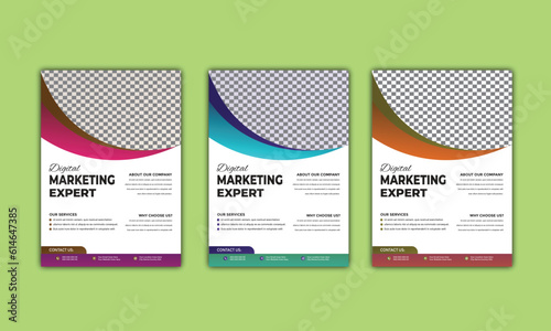 Simply business flyer design template. 
Won business flyer design template. 