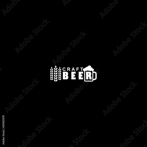  Craft Beer icon isolated on dark background