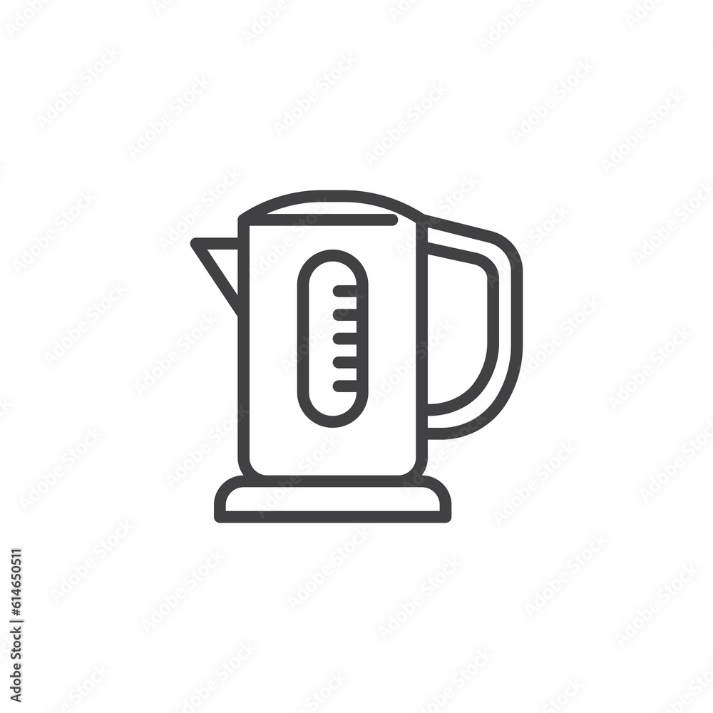 Tea Kettle line icon Tea Kettle line icon