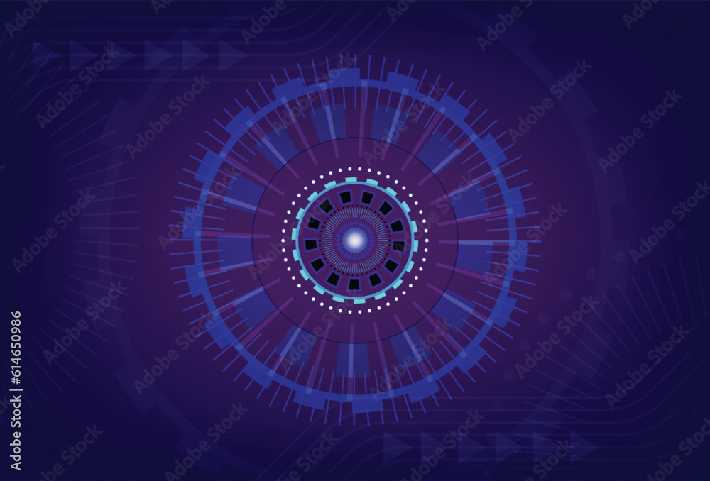 Digital technology banner blue background concept. Abstract technology background Hi-tech communication concept futuristic digital innovation background. Digital technology banner blue background concept. Abstract technology background Hi-tech communication concept futuristic digital innovation background.
