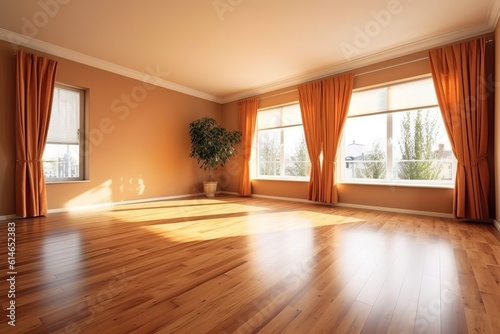 Living room interior. Wall mock-up. Wall art. 3d rendering  3d illustration   Empty living room with sofa in simple living room interior. empty room Interior living room wall mock-up Generative AI