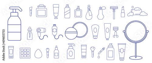 Simple Outline Skincare Minimal Icon 1
