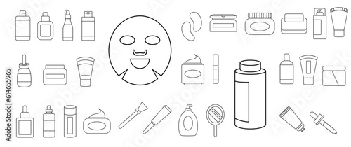 Simple Outline Skincare Minimal Icon 4