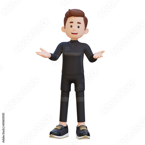 3D Sportsman Character Engaging in Conversations for a Dynamic Lifestyle