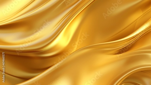 Golden elements background. Generative Ai