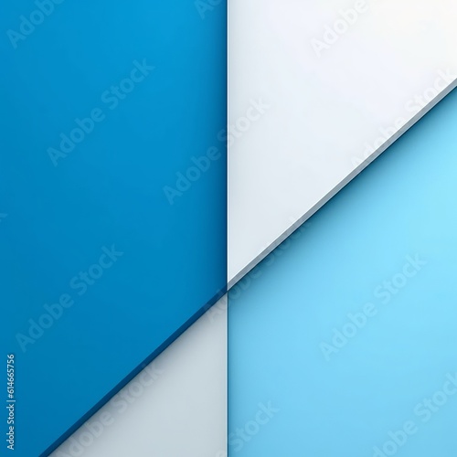 Blue and white background abstract minimalism simple. Generative Ai