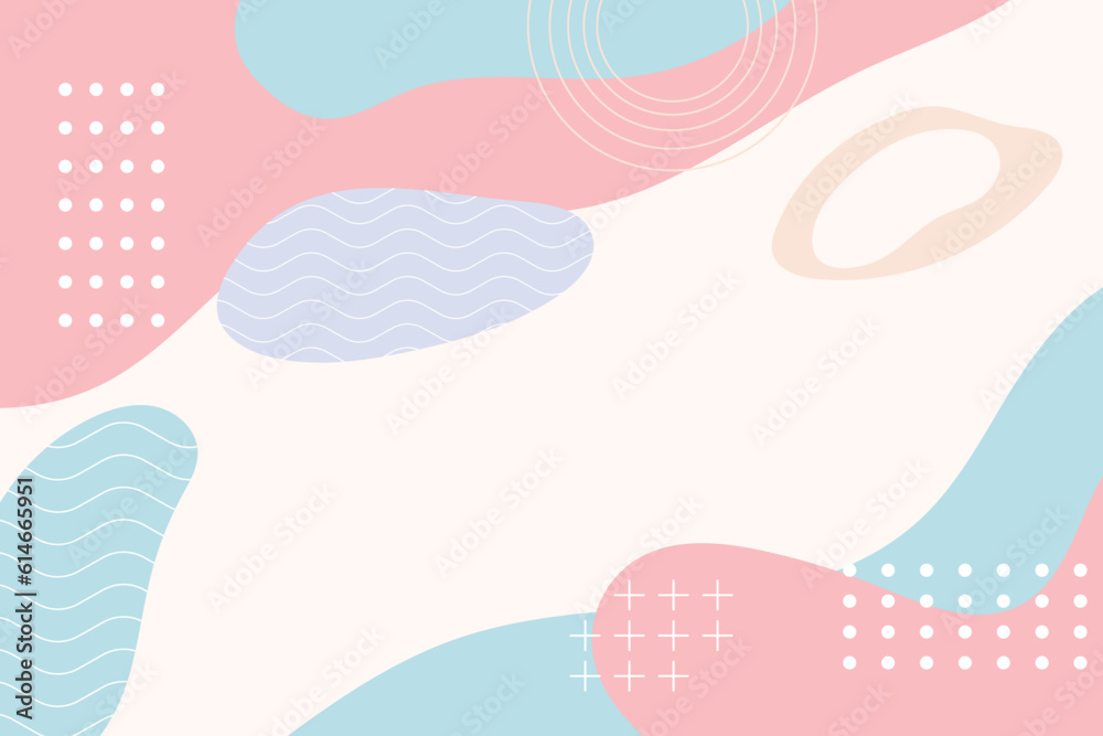 Colorful abstract background in flat design