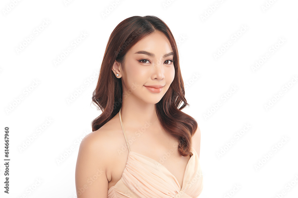 Beautiful young asian woman with clean fresh skin on white background, Face care, Facial treatment, Cosmetology, beauty and spa, Asian women portrait. Beautiful young asian woman with clean fresh skin on white background, Face care, Facial treatment, Cosmetology, beauty and spa, Asian women portrait.