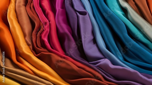 Vibrant fabric of clothes