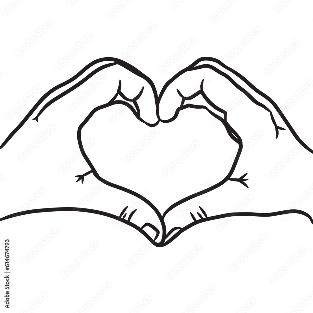 Obraz premium hands holding heart