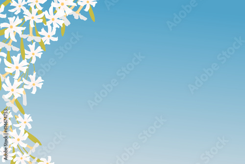 Flower floral border background banner frame vector illustration for Mother’s day, father’s day, valentines, spring,  summer, anniversary template decoration for specials day.
