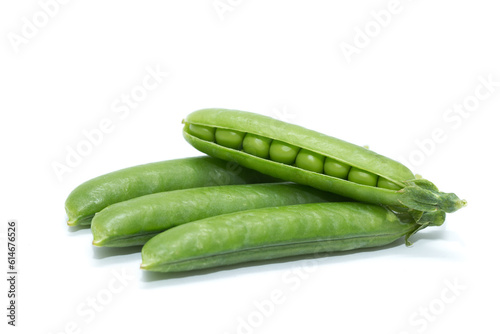 Wallpaper Mural green peas vegetable bean isolated on white Torontodigital.ca