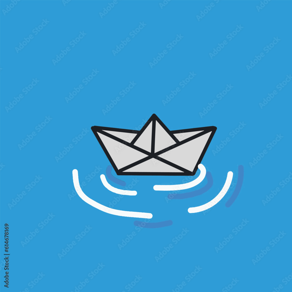 paper boat icon