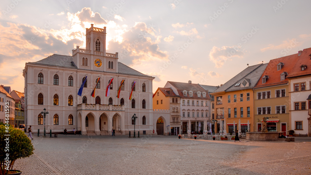 Thüringen Weimar city hall StockFoto Adobe Stock