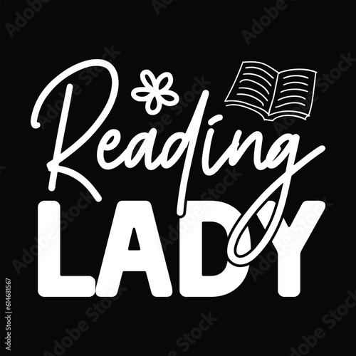 Reading lady, , Teacher design vector file.