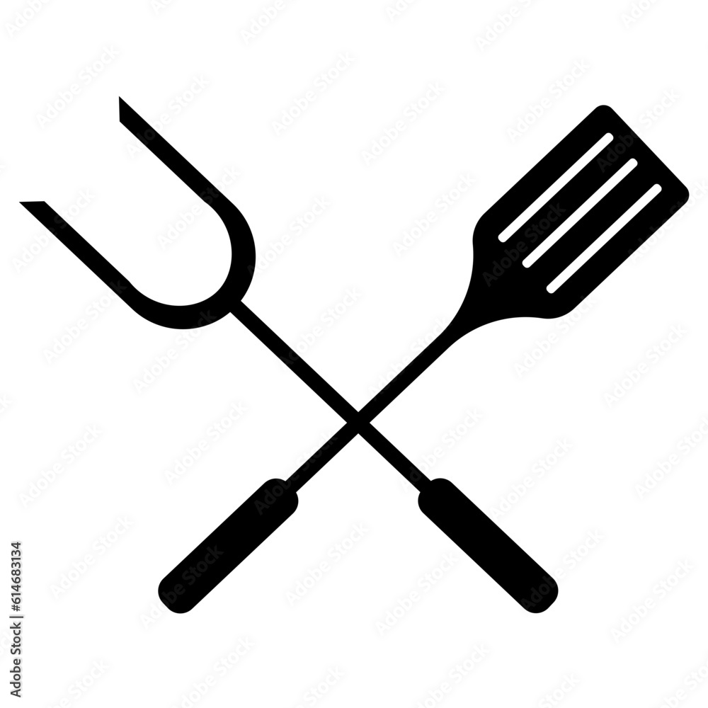 BBQ Icon Vector BBQ Icon Vector