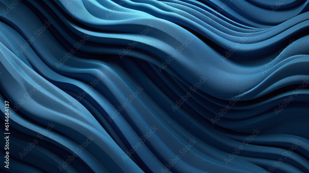 Illustration of a blue abstract background with flowing waves Illustration of a blue abstract background with flowing waves