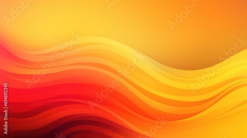Orange yellow red abstract background. Scale color gradient wallpaper background. Generative AI.