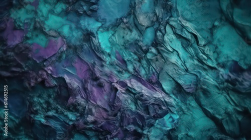 Purple blue teal abstract background. Gradient. Toned rough wallpaper background. Generative AI.