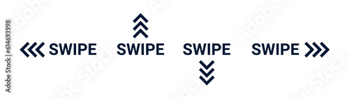 Swipe up arrow vector icon. Social media story drag button sign action graphic design app ui shape swipe up.