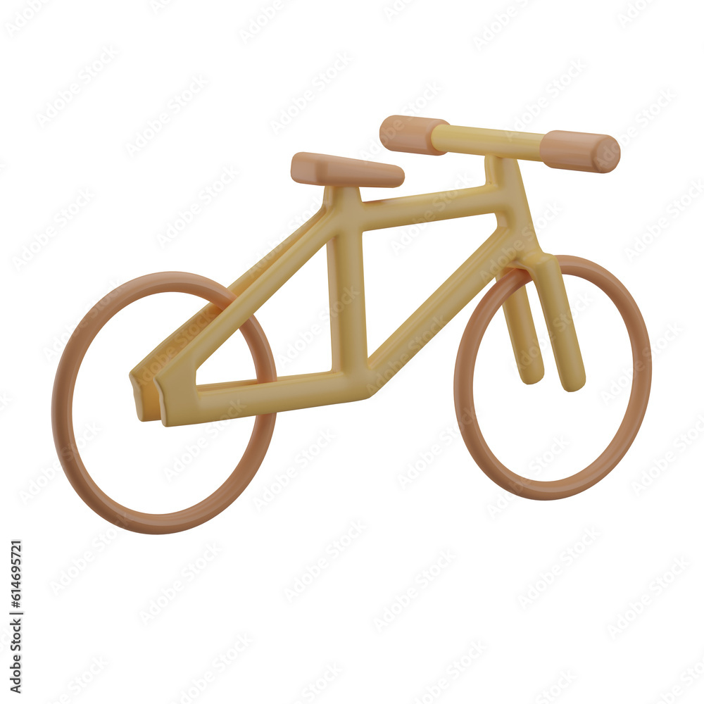 3D Bicycle Illustration 3D Bicycle Illustration