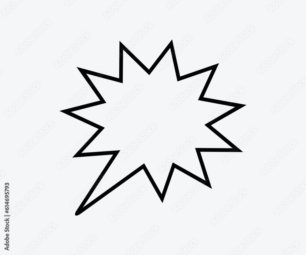 Comic Speech bubbles Icon.Comic blank text speech bubbles in pop art style Comic Speech bubbles Icon.Comic blank text speech bubbles in pop art style