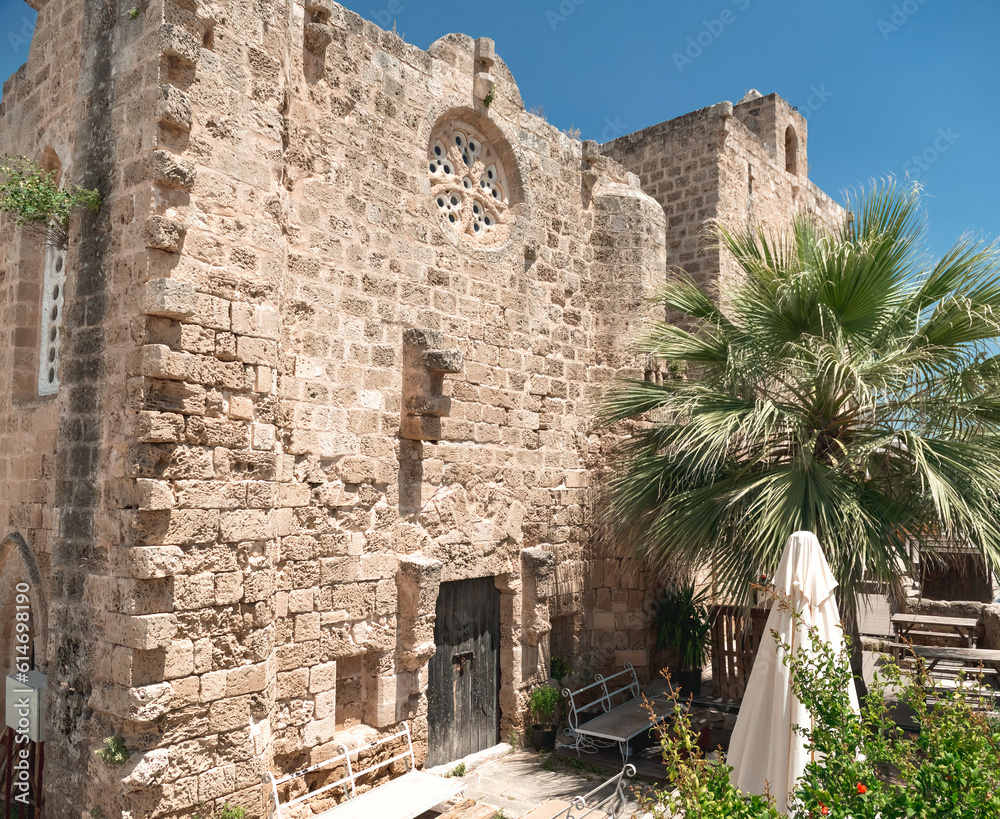 Ruins of the Hospitallers Church of St. John in Old Town of Famagusta. Cyprus