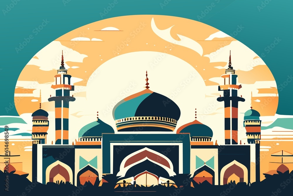 ramadan kareem decorative festival background Eid-al-Adha islamic