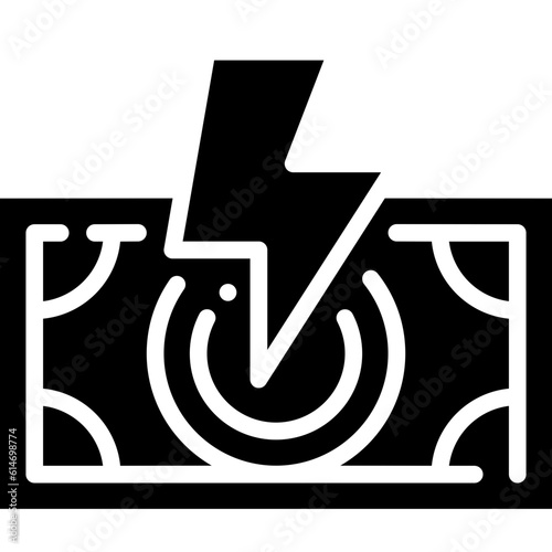 bankruptcy solid icon