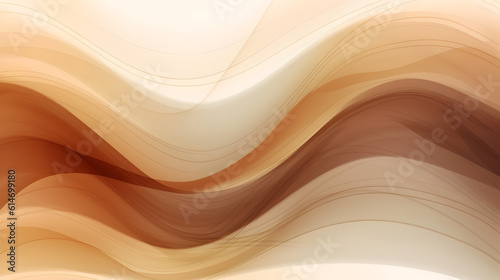 abstract brown background. Generative AI.