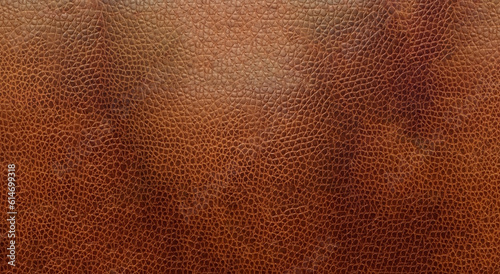 abstract brown leather texture may used as background. Generative AI.